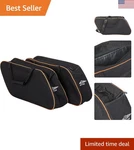 Weather-resistant Saddlebag Case Liners With Orange Detail For Harley Davidson. Fixed Price $43.69.
