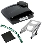 Chopped Trunk Pack Backrest Rack For Harley Touring Street Road Glide 2014-26. Fixed Price $204.00.