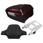 Fit For Harley Touring 2014+ Twisted Cherry King Trunk W/ Pad Mount Rack. Fixed Price $499.99.