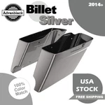 Advanblack Billet Silver Stretched Saddlebag Fits 14+ Harley Street Road Glide. Fixed Price $699.00.