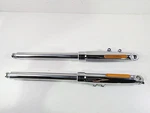 2008 Harley Fxcwc Softail Rocker Straight Chrome Front Fork Leg Set 46950-08. Fixed Price $1208.99.