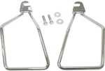 Harddrive Chrome Saddlebag Supports For Harley Softail 2000-2007 * Fits Fxst. Fixed Price $77.99.