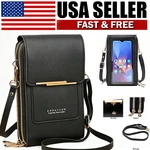 Crossbody Touch Screen Cell Phone Purse Women Leather Wallet Pouch Shoulder Bag. Fixed Price $12.79.