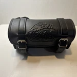 Leather Motorcycle Barrel / Tool Fork Bag Luggage Handcrafted Eagle. Fixed Price $35.99.