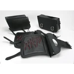 Saddlemen Large Dark Red Highwayman Tattoo Saddlebags X021-05-0415. Fixed Price $260.06.