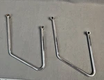 Harley Davidson 1994-2003 Sportster Xl Chrome Saddlebag R/l Supports 90799-94B. Fixed Price $22.50.