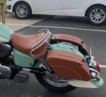Saddleline Kawasaki Vulcan Drifter 1500 Saddlebags Matching Seat Cover.. Fixed Price $365.00.