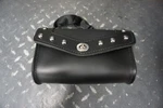 2004-2013 Honda Oem Front Pouch Leather Black Studded Shadow Aero Vtx. Fixed Price $69.95.
