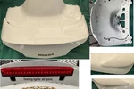 Goldwing 04 To 06 GL1800 Trunk Lid & Spoiler White NHA29 81125-MCA-A41ZJ. Fixed Price $153.02.