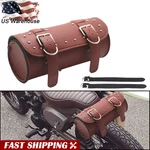 Brown Motorcycle Tool Bag Front Fork Pu Leather Harley Sportster Xl 1200 883. Fixed Price $14.20.