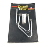 Khrome Werks 50110840 Chrome Saddlebag Support Brackets 06-17 Harley Softail. Fixed Price $39.60.