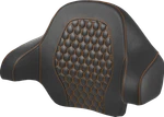 Saddlemen Orange Honeycomb King Pack Backrest Pad 2014-2025 Harley Touring. Fixed Price $350.00.