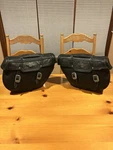 Harley-davidson Heritage Softail Nostalgia Fatboy Saddlebags Evo Moo-glide. Fixed Price $499.00.