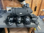 Kuryakyn Classic Tour Bag Motercycle Luggage W/ Gear Helmets Gloves. Fixed Price $154.99.