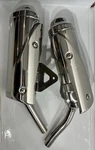 Triumph Street Triple Silencers Exhaust Pair A9600224. Fixed Price $520.47.