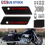 Saddlebag Latch Lids Hardware Hinge Lock Set For Harley Davidson Touring 93-2013. Fixed Price $56.65.