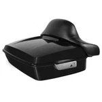 Hogworkz Vivid Black Rushmore Style Chopper Pack Tourpak W/ Full Backrest. Fixed Price $719.98.