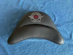 Harley Davidson Heritage Springer 95TH Anniversary Tall Backrest Pad Nos Flsts. Fixed Price $795.00.