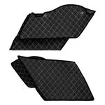 5'' Stretched Saddlebag Liners Inserts White Thread Compatible With Harley 20.... Fixed Price $55.00.