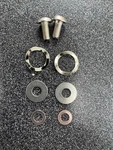 Harley Dyna Street Glide Fat Bob Boy Detachable Spinner Bolts Hardware Latch Kit. Fixed Price $5.99.