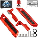 Red Saddlebag Hinge Latch Covers+handle Kit For Harley Touring Flhx Flhr 2014-23. Fixed Price $89.99.