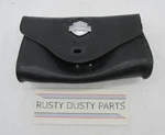 Harley Davidson Genuine Black Leather Winshield Pouch W/ Bar Logo Emblem. Fixed Price $79.99.