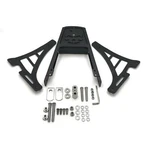 Black Skull Backrest Sissy Bar With Leather Pad For H-d Sportster XL883R. Fixed Price $59.99.