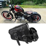 Motorcycle Left Side Saddle Bag Pu Black Tool For Harley Sportster 1200 883. Fixed Price $39.13.