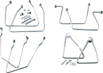 Drag Specialties DS110851 Chrome Saddlebag Support Brackets Fxrd Sport Glide. Fixed Price $98.53.