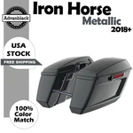 Iron Horse Metallic Holeshot Performance Saddlebag Kit Fits Low Rider S/ St M8. Fixed Price $1469.00.