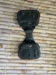 Motorcycle Saddlebags Black Studded Eagle. Fixed Price $50.00.
