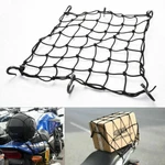 Powertye Black 15"X15" Cargo Net Featuring 6 Adjustable Hooks & Tight 2"X New. Fixed Price $16.95.