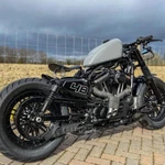 Motorcycle Solo Seat Saddle + 3" Spring Base For Harley Sportster Xl 1200 883 48. Fixed Price $68.63.