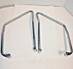 Used Drag Specialties Chrome Saddlebag Support Brackets Rails Sportster Xl 94-03. Fixed Price $17.09.