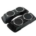 Dual 6.5" Saddlebag Speaker Lids For Harley Davidson Touring Model 1994-2013. Fixed Price $100.95.
