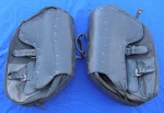 Genuine Harley Dyna Fxds Convertible Canvas Leather Saddlebags & Mounts 1996-17. Fixed Price $400.00.