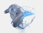 Harley Davidson Touring Road & Electra Glide Blue Pak Luggage Case Box. Fixed Price $599.95.