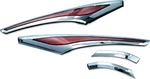 Kuryakyn 3232 Led Saddlebag Accent Swoops For Honda Gold Wing GL1800, Chrome. Fixed Price $312.96.