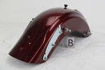 2013 Harley Road King Cvo Rear Back Fender Burgundy Blaze Paint Not Dents. Fixed Price $221.41.