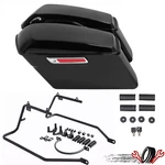 Black Hard Saddlebags Conversion Brackets For Harley Sportster 04-14. Fixed Price $237.00.