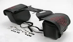 Saddlemen Highway Tattoo Saddlebag Red 18IN.L 6IN.W 12IN.H X021-05-0422. Fixed Price $178.74.