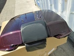 97-13 Black Cherry Dual 6X9 Speaker Lid For Harley Razor Chopped King Tour Pak. Fixed Price $369.00.