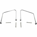 Cobra Saddlebag Supports Chrome Motorcycle Street Bike 02-6325 82-97814. Fixed Price $99.89.