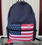 American Flag Backpack Large School Commuter Travel Nwt. Fixed Price $19.95.