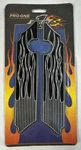 Genuine Pro-one Saddlebag Latch Cover Inserts Flames Pair Black 104860B. Fixed Price $42.75.