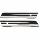 Drag Specialties Saddlebag Hinge Covers Black Motorcycle Street Bike 3501-1088. Fixed Price $206.80.