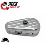 Oval Right Side Chrome Tool Box,for Harley Davidson,by V-twin. Fixed Price $67.40.