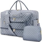 Large Travel Duffle Bag, Weekender Bags For With Shoe Compartment, Carry On O.... Fixed Price $45.12.