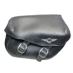Harley Oem Right Black Leather Saddlebag 84-17 Softail Fat Boy P/n 712402. Fixed Price $99.95.