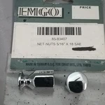 New Emgo 85-83407 Net Nuts 5/16" X 18 Sae. Fixed Price $18.91.